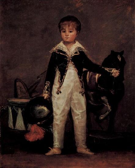 Francisco de Goya Portrat des Pepito Costa y Bonelis oil painting image